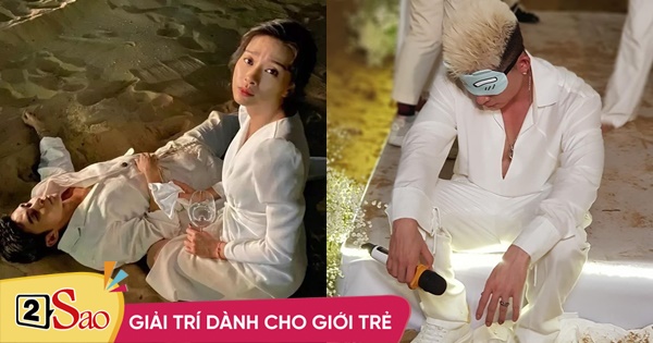 Jun Pham used a blindfold at Ngo Thanh Van’s wedding, the reason is soulful