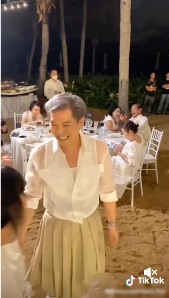 Nam Trung mặc váy quẩy tung tiệc hậu đám cưới Ngô Thanh Vân-3