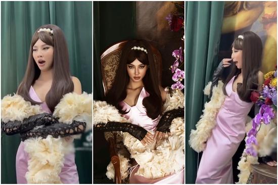 Hoa hậu Thùy Tiên lộ cảnh ngáp, ngoáy mũi 'âm điểm thanh lịch'