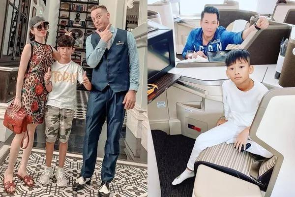 Rarely, Le Quyen's son appeared with his paternal family-6