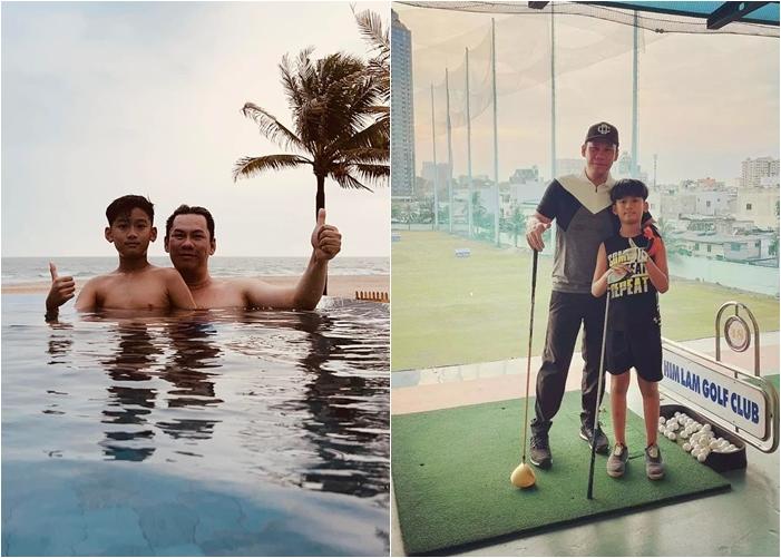 Con trai Lệ Quyên hiếm hoi xuất hiện cùng gia đình nhà nội-7