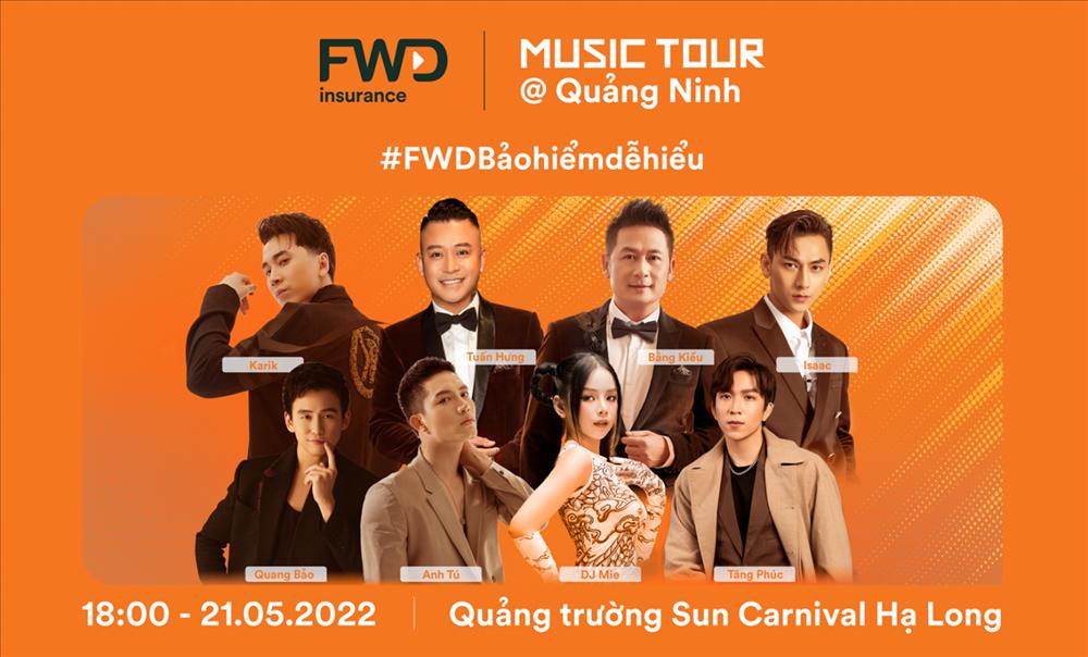 FWD Music Tour 2022 trở lại tạiQuảng Ninh-2