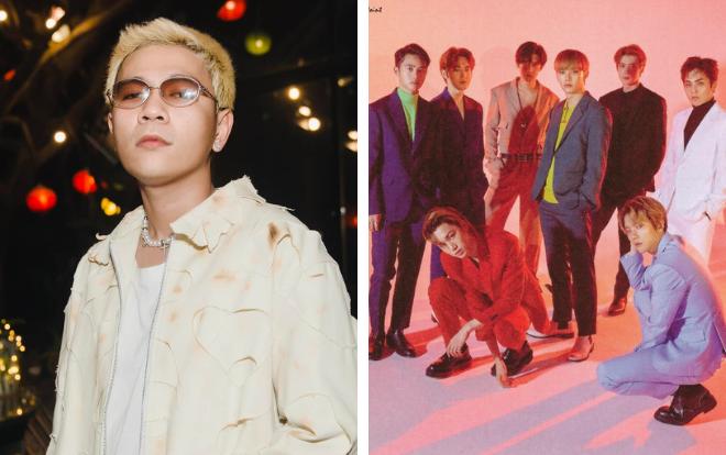 Fan nổi đóa khi nam rapper Vpop đạo nhái trắng trợn logo của EXO-1