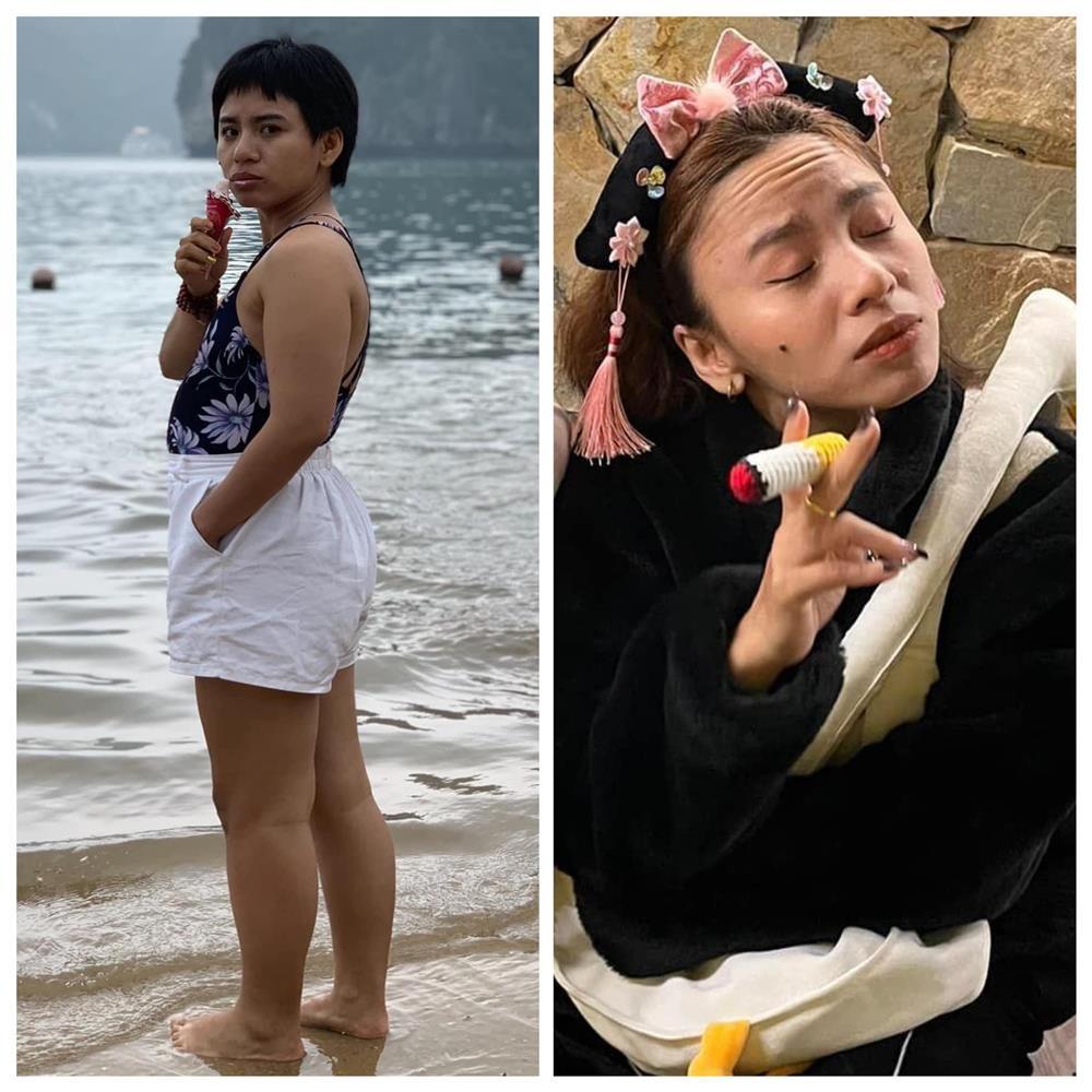 Nữ diễn viên Vbiz đứng vẫn không cao bằng Kỳ Duyên ngồi-5