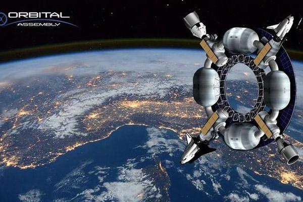 See the luxurious space hotel floating in the middle of the universe