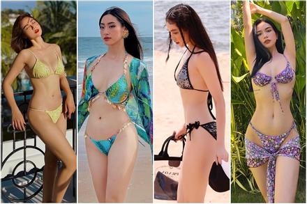 11 bộ bikini 'bé bằng nắm tay' siêu bốc của dàn sao Việt đầu hè