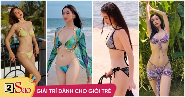 11 bộ bikini bé bằng nắm tay siêu bốc của dàn sao Việt đầu hè