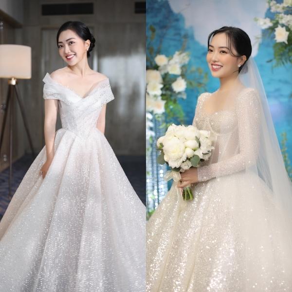 Close to 2 wedding dresses costing nearly 1 billion of Ha Duc Chinh's wife-2