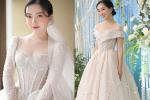 Cận 2 chiếc váy cưới giá gần 1 tỷ của vợ Hà Đức Chinh