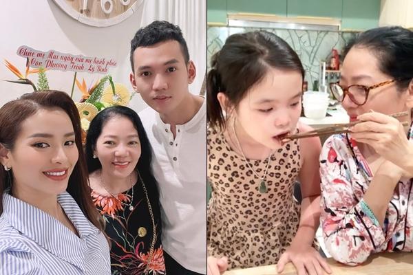 Mother-in-law takes care of her own daughter Phuong Trinh Jolie to her teeth