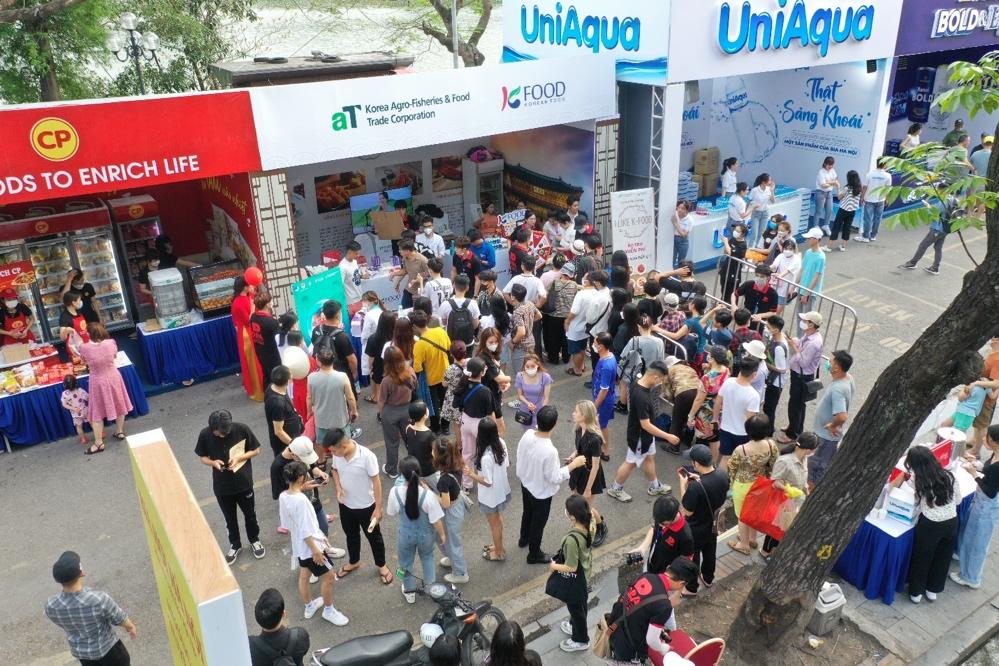 Gian hàng K-Food gây ấn tượng tại Festival chào mừng Seagames 31-2