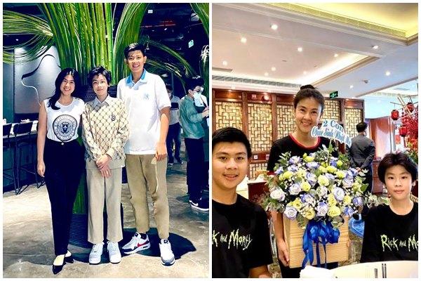 15-year-old son Kim Thu is nearly 1.9 m high