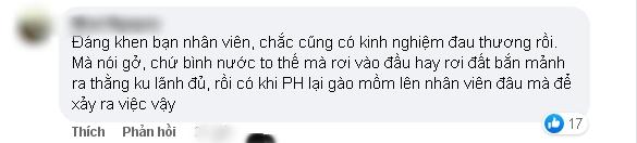 Bé trai nghịch suýt vỡ bình nước, nhân viên tốc biến nhìn mà ghê-8
