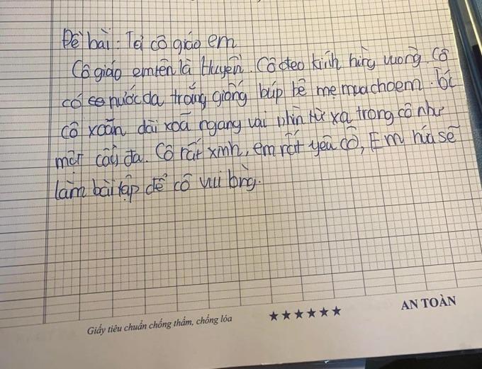 Viết văn tả cô giáo như cây đa, học sinh thế này bá đạo quá rồi!-1