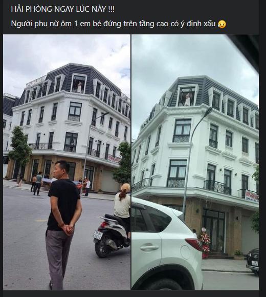 Kinh hãi mẹ ôm con nhỏ vừa sinh, nghi định nhảy lầu ở Hải Phòng-1