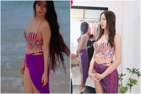 Thuy Tien - Ngoc Trinh are both open and bold, who is more attractive?-9