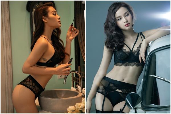 How is Phuong Trinh Jolie taking photos of lingerie different after 7 years?