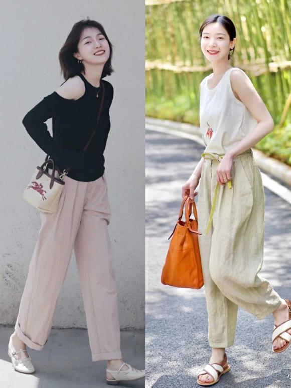 3 styles of high-waisted pants are in vogue, wearing them up is overwhelmingly luxurious-8