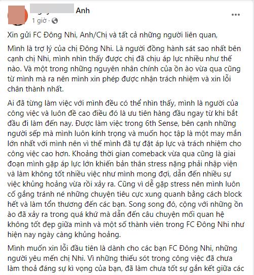 Trợ lý Đông Nhi vừa xin lỗi, netizen đáp lời: Thôi chị nghỉ đi-8