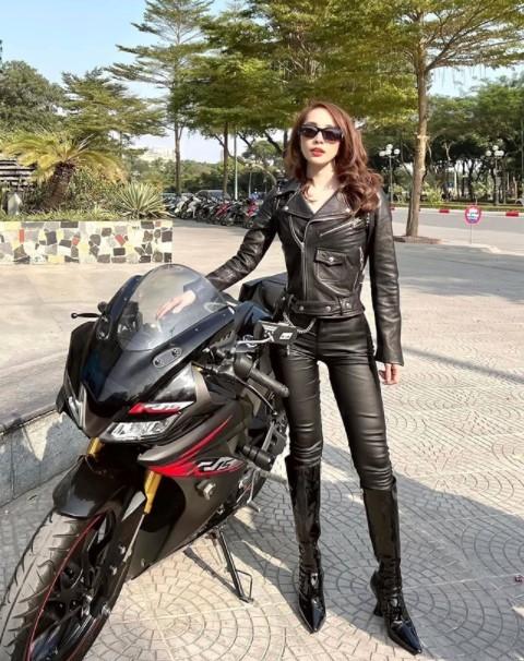 Mê mẩn ngắm người đẹp Việt lên đồ lái xe phân khối lớn-4