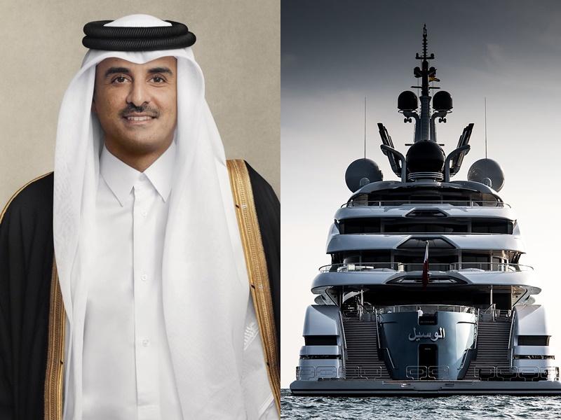 Siêu du thuyền được mệnh danh dinh thự nổi của Quốc vương Qatar-1