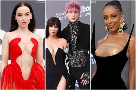 Loạt trang phục khoe ngực tại thảm đỏ Billboard Music Awards 2022