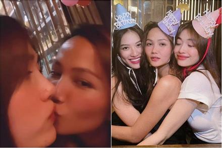 H'Hen Niê 'khóa môi' đàn chị Á hậu cực bạo tại tiệc sinh nhật