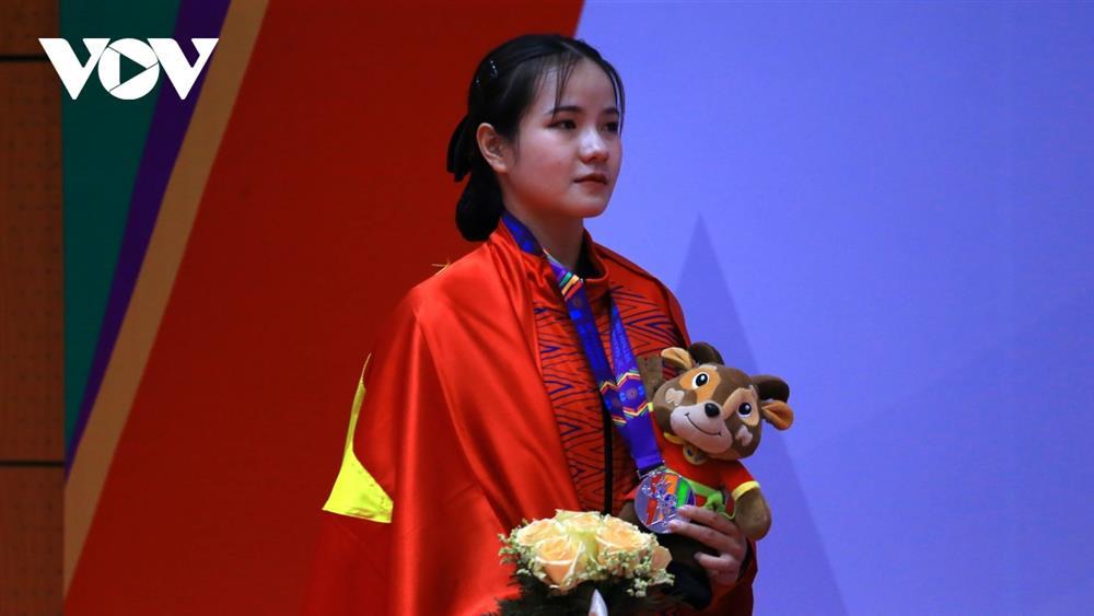 Nữ VĐV Taekwondo Việt Nam ngấn lệ khi tuột HCV-8
