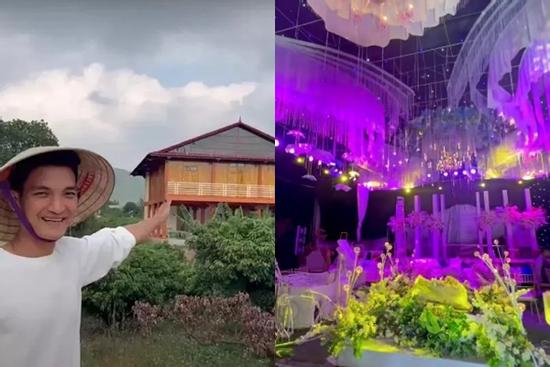 Không gian cưới trong cơ ngơi 310m2 ở quê nhà của Mạc Văn Khoa