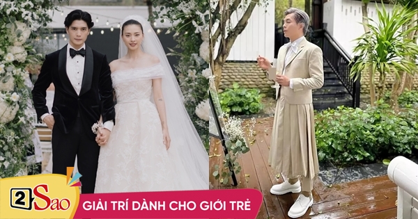 It turned out that Nam Trung was forced to wear a wedding dress Ngo Thanh Van