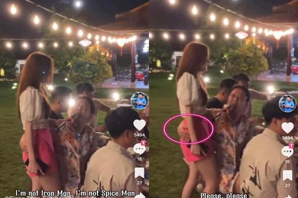 Truong Giang attracts attention because of bad hands with Nha Phuong