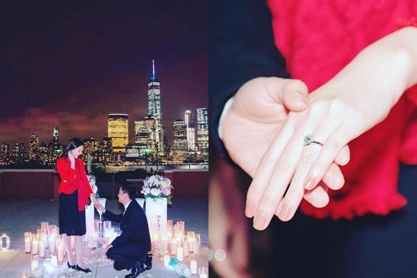 Nữ MC đình đám VTV bất ngờ được cầu hôn ở New York-2