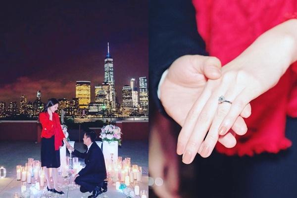 MC Mai Ngoc suddenly proposed in New York