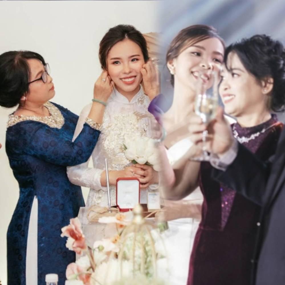 Nhan sắc đẹp chuẩn phu nhân giàu có của mẹ vợ loạt cầu thủ Việt-4