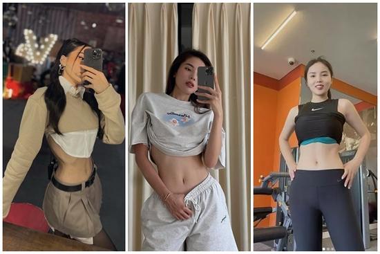 Kỳ Duyên và 7749 lần vạch áo khoe eo bé tí lộ cả xương sườn