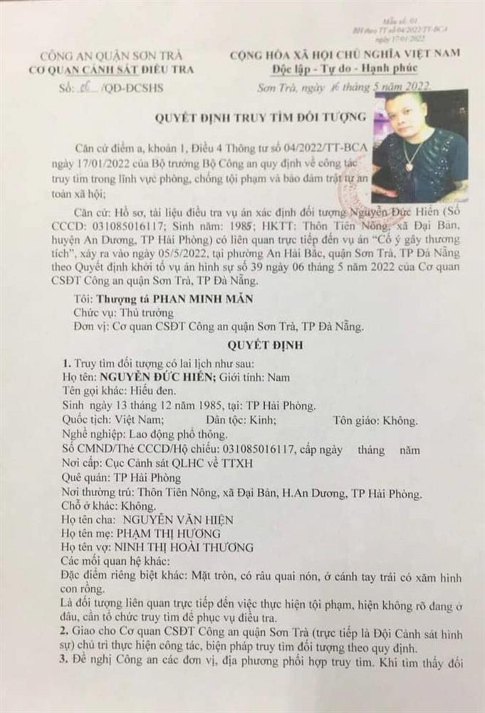 Truy nã đối tượng hành hung dã man tài xế grab trên giao lộ Đà Nẵng-1