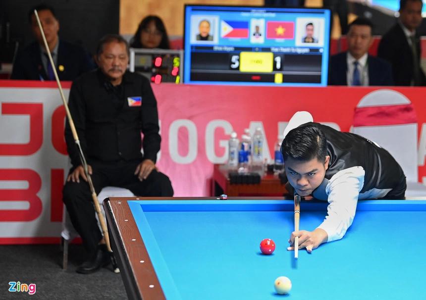 Huyền thoại Reyes thua Nguyễn Trần Thành Tự ở bán kết SEA Games-1