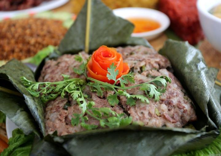 Thơm lừng thịt băm gói lá nướng - món ăn tinh túy người Thái ở Tây Bắc-4