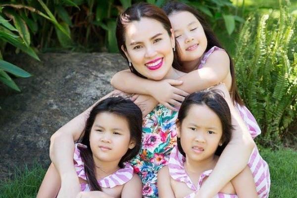3 little princesses of Miss Phuong Le and her ex-husband