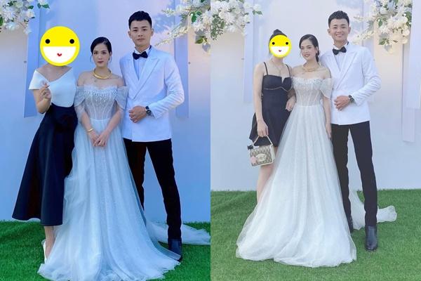 Quang Hai’s ex-boyfriend revealed his face in the engagement ceremony