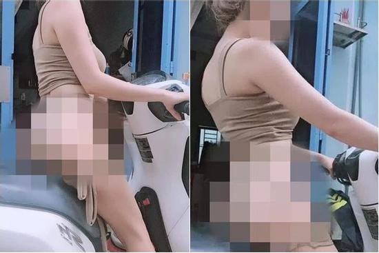 Mặc đồ cut-out điểm nhạy cảm, cô gái khiến người xung quanh đỏ mặt