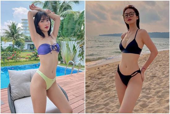 Khả Ngân mặc bikini bị nhận xét 'như đàn ông' sau nghi án 'độ loa'