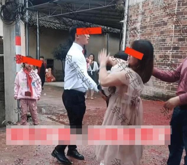 Drunk girl hugs the groom in the middle of the wedding, the bride acts in controversy-2