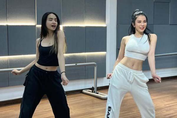 After practicing dancing for a long time, Diep Lam Anh is addictive with toned abs