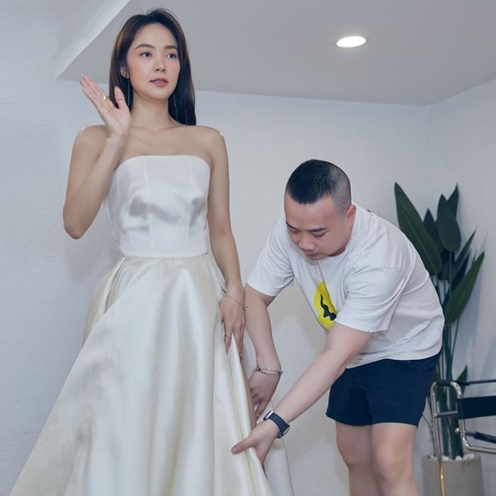 Cận cảnh những bộ váy trong ảnh cưới của Minh Hằng  2sao