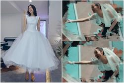 Cận cảnh những bộ váy trong ảnh cưới của Minh Hằng