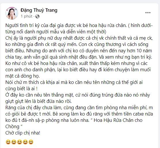 Chị gái Đặng Thu Thảo thách hoa hậu P.L: Tao mời mày bẻ răng-3