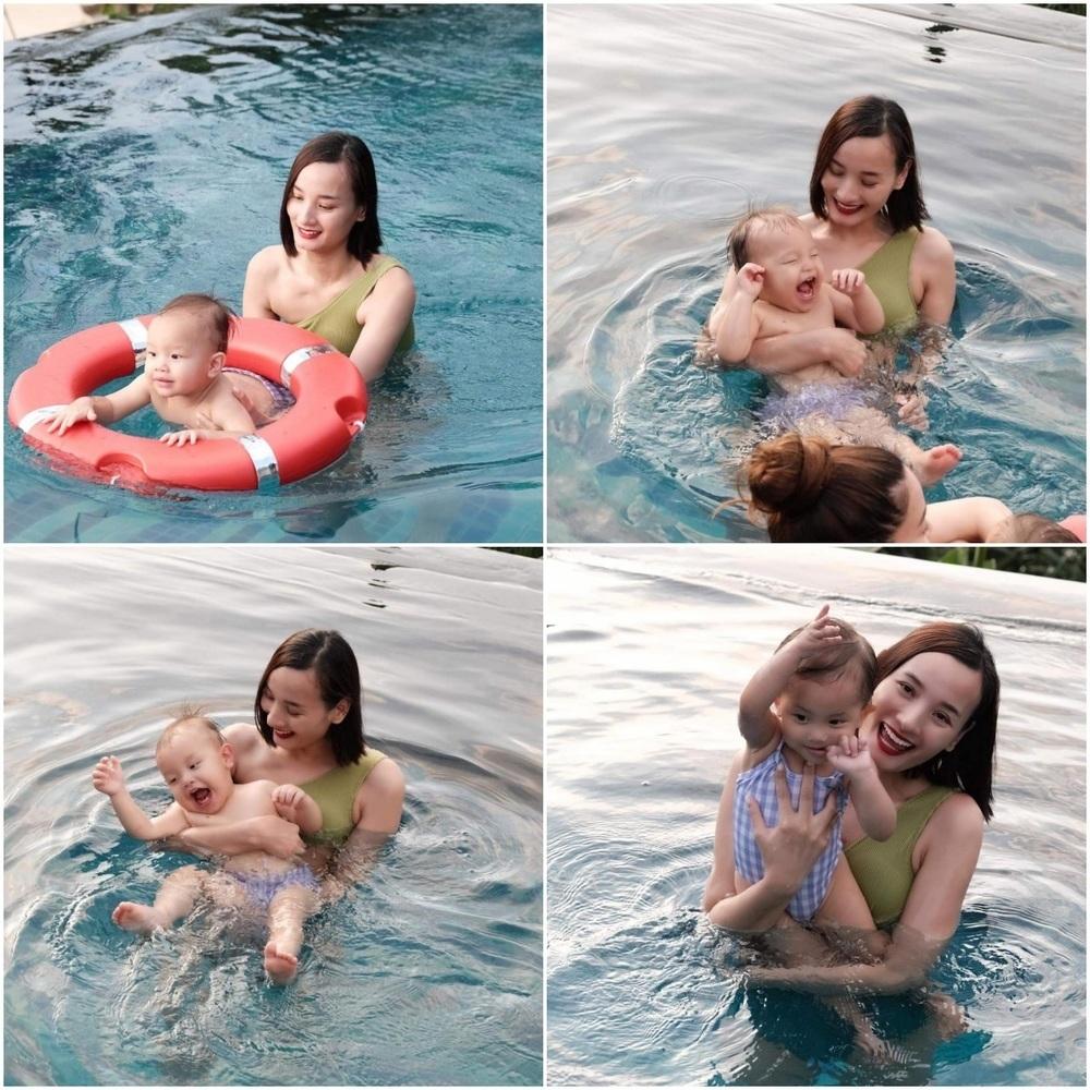 Con trai Hà Hồ hớn hở ra mặt khi ngồi bên dàn mỹ nhân Vbiz-4