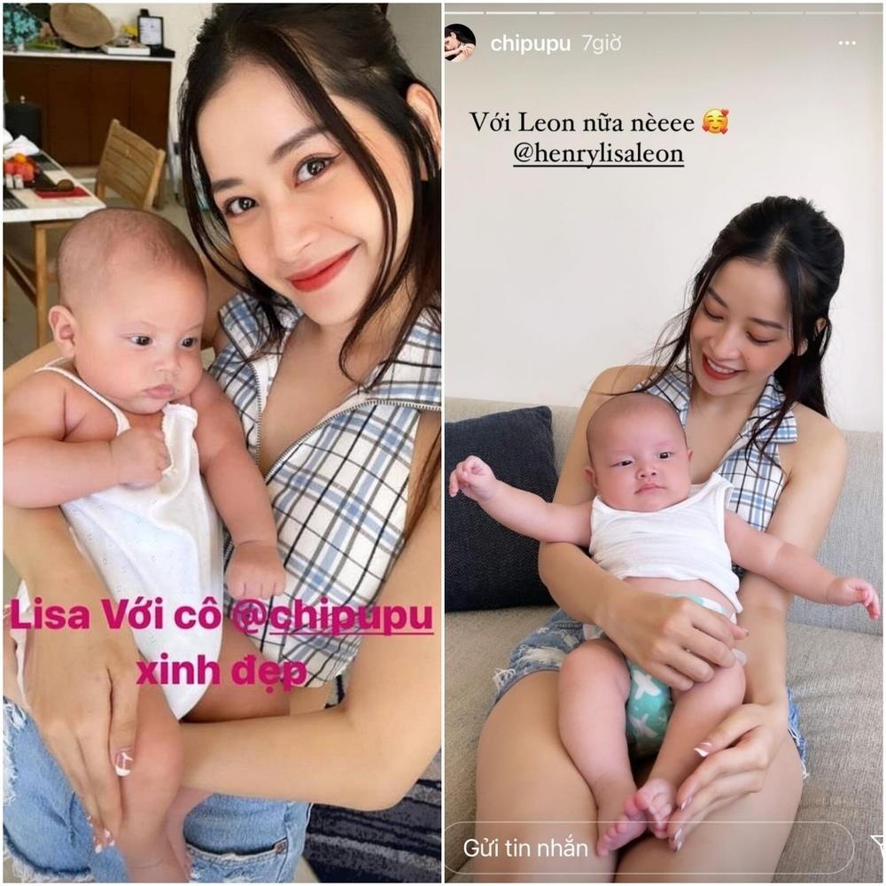 Con trai Hà Hồ hớn hở ra mặt khi ngồi bên dàn mỹ nhân Vbiz-5