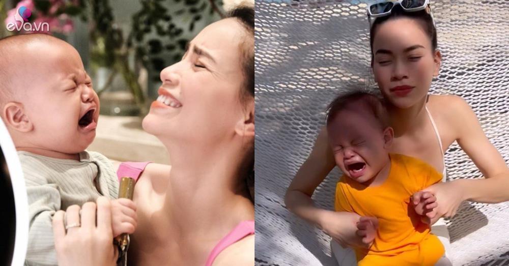 Con trai Hà Hồ hớn hở ra mặt khi ngồi bên dàn mỹ nhân Vbiz-11